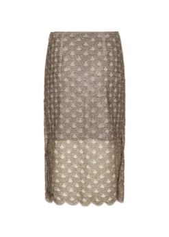 Rotate SCALLOP SEQUIN MIDI SKIRT