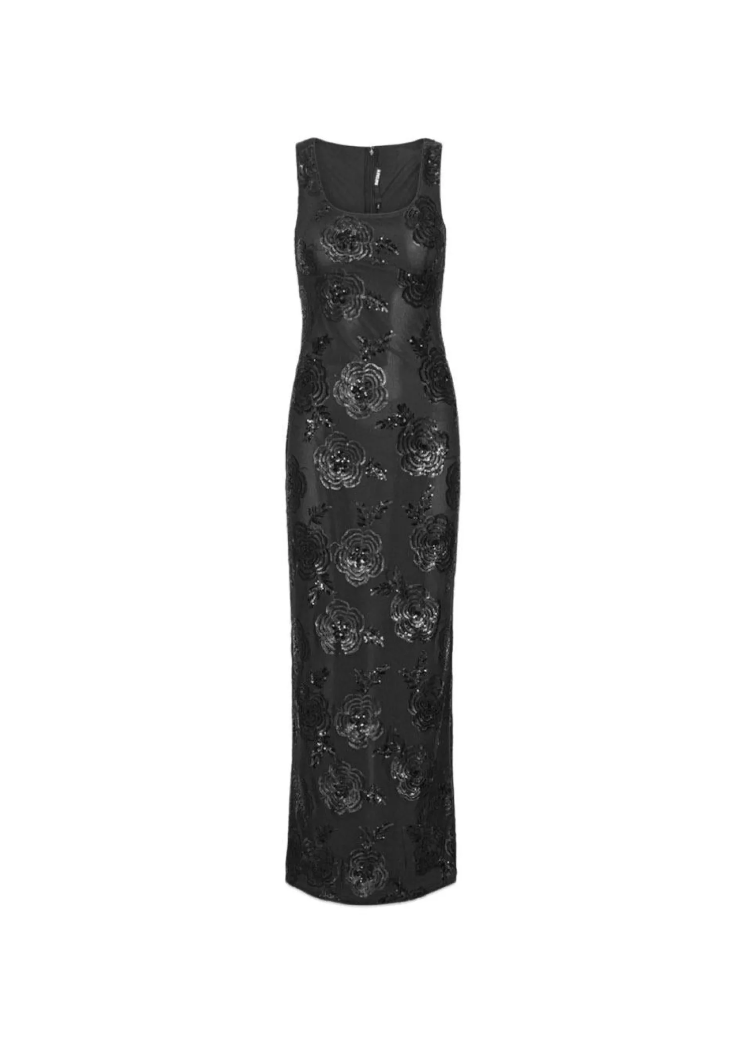 Rotate SEQUINS FITTED MAXI DRESS