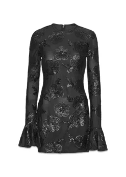 Rotate SEQUINS LS MINI DRESS