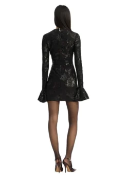 Rotate SEQUINS LS MINI DRESS