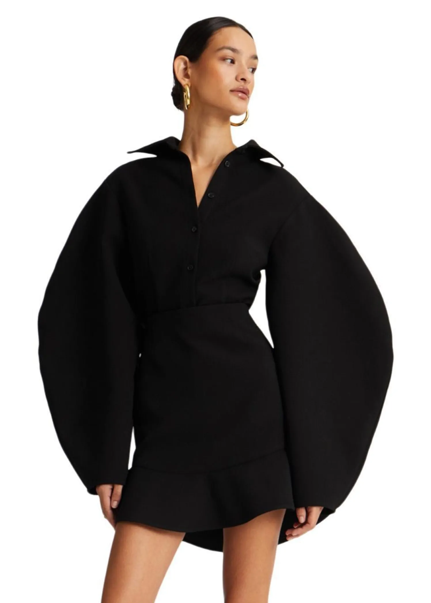 Rotate SUITING FITTED SHIRT