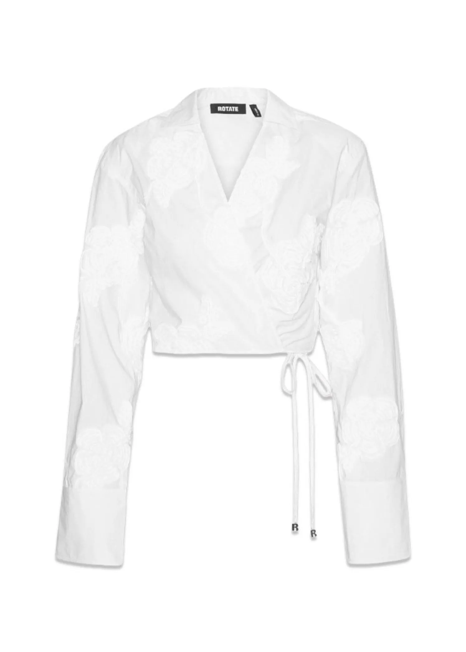 Rotate WRAP COTTON SHIRT