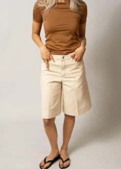 ROUGE EDIT ROUHARPER RW W/F DENIM SHORTS/PF