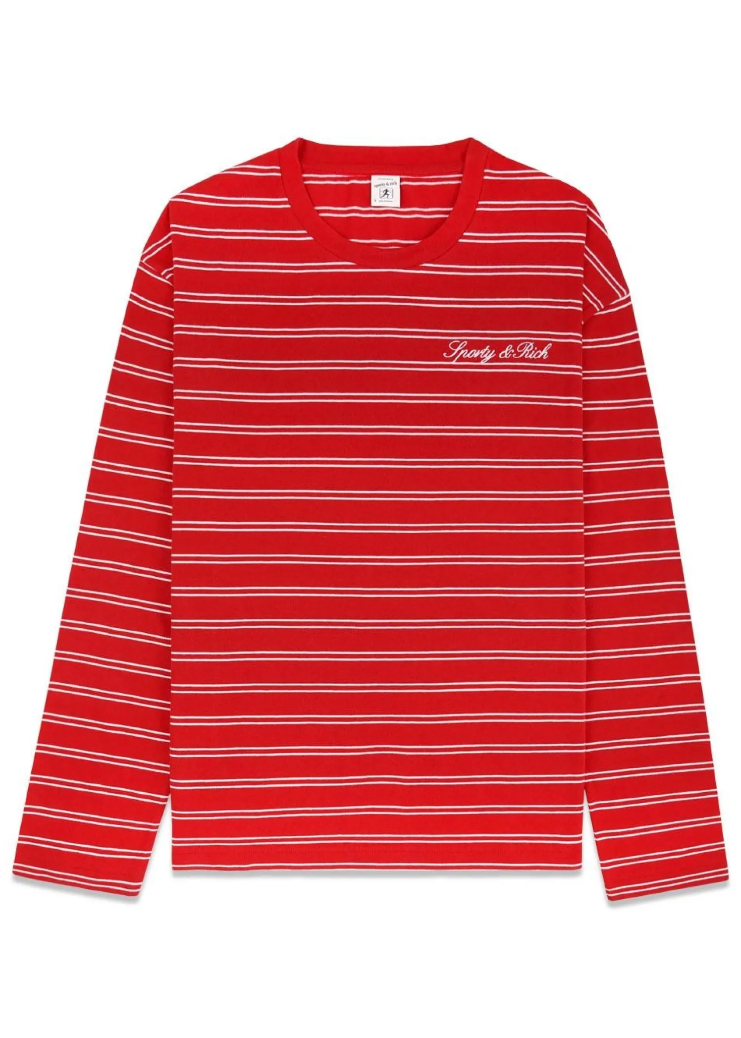 Sporty & Rich Signature Logo Easy Longsleeve