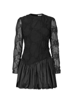 Stine Goya Balloon Long Sleeve Short Dress