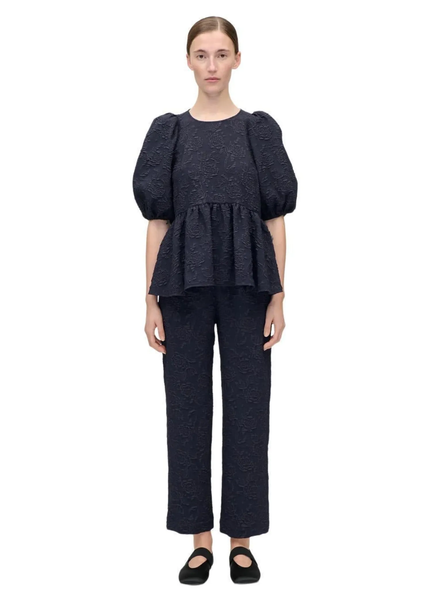 Stine Goya Elasticated Waistband Cropped Pants