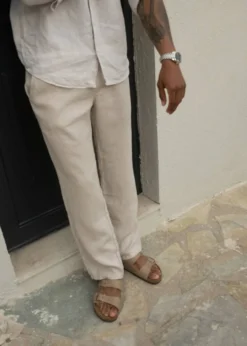 Woodbird Eik Linen Pant