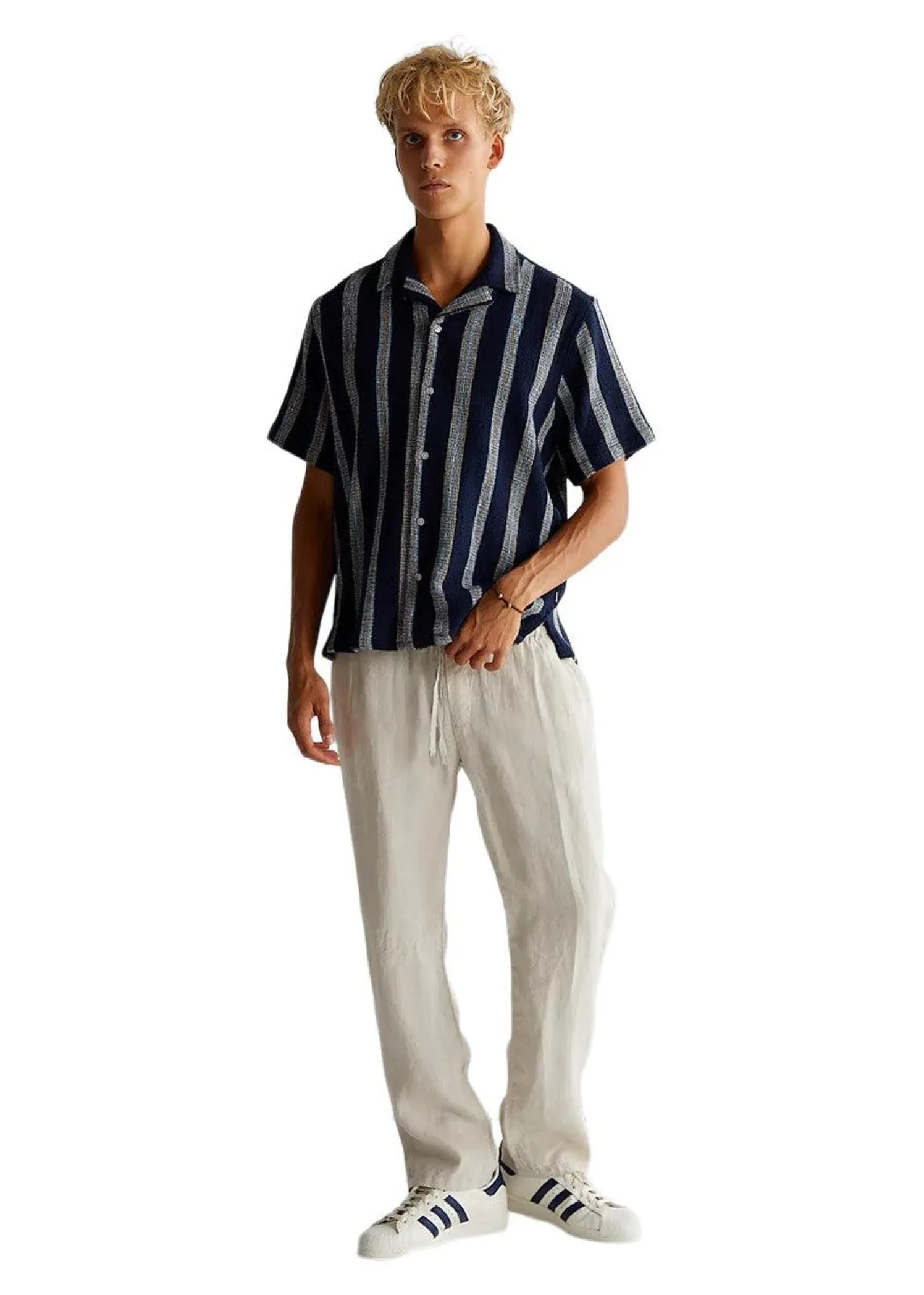 Woodbird Eik Linen Pant